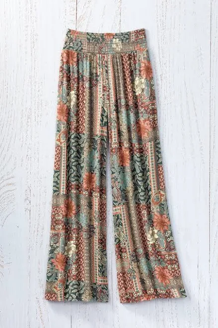 pants Flower Patch Palazzo Pants Coldwater Creek $109.95