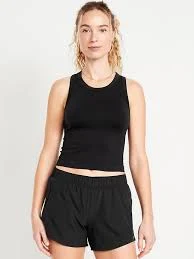 top Fluid Seamless Fitted Crop Tank Top gap.com $5.99
