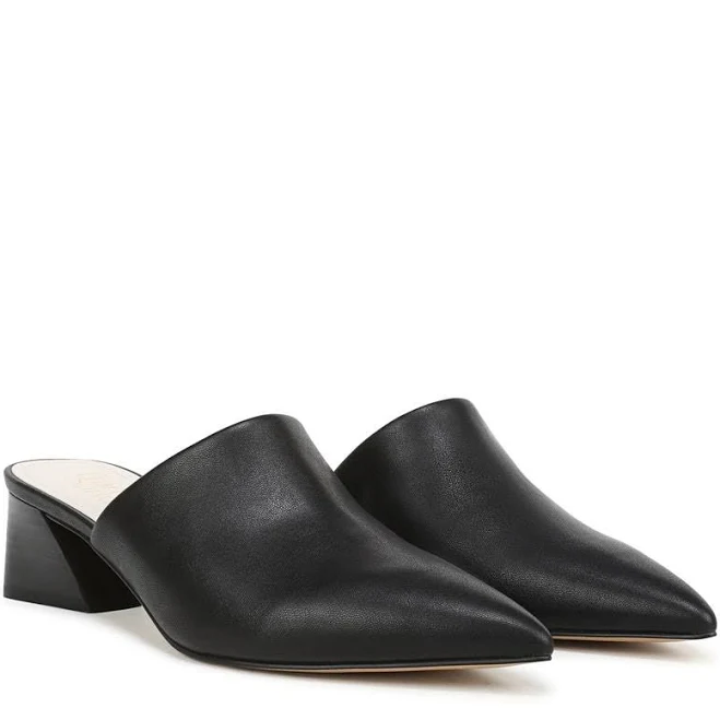 shoes Franco Sarto Women's Remilia Pointed Toe Block Heel Mule Pumps Famous Footwear $119.99