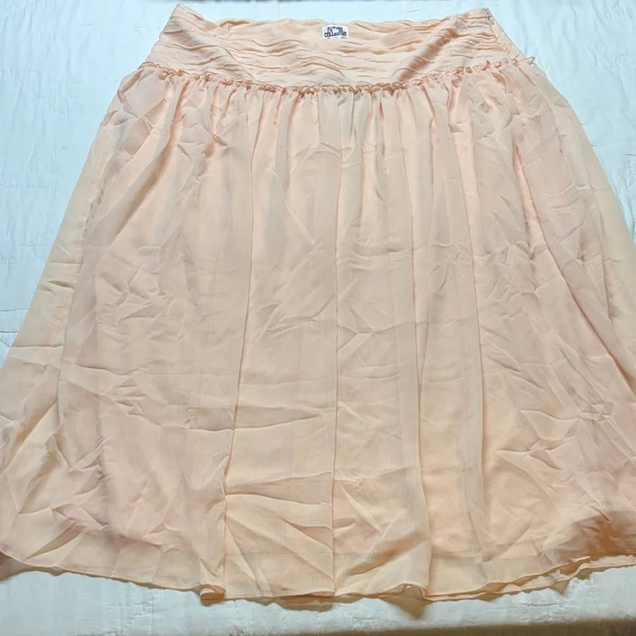 maxi skirt Future Collective Coquette Balletcore Chiffon Maxi Skirt Poshmark $22