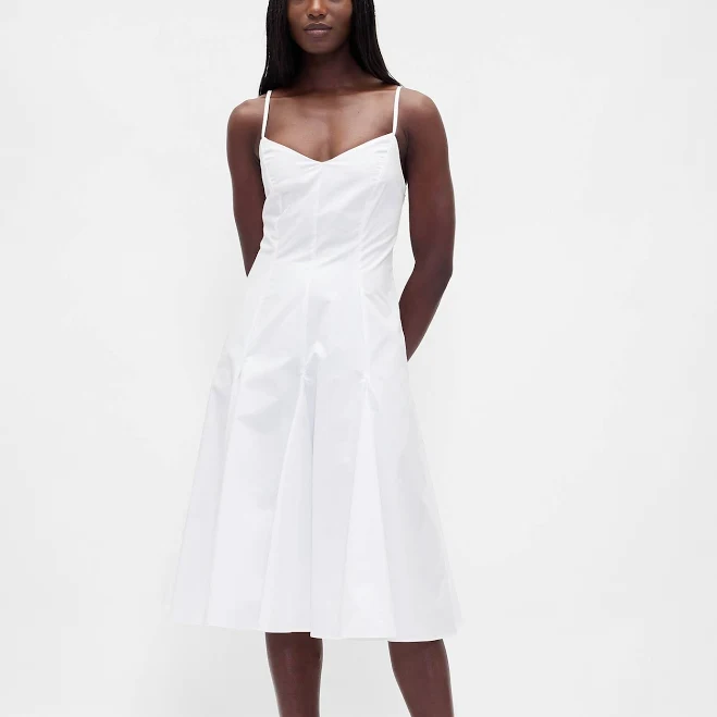 dress Gap Women's Seamed V-Neck Midi Dress Gap $59