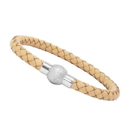 accessory Genuine Braided Leather Bracelet with Magnetic Clasp Walmart - Lozada Company LLC $10.99