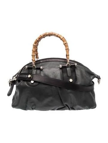 bag Gucci Bamboo Top Handle Bag in Green The RealReal $356.25
