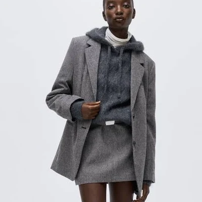 blazer H&M Ladies Melange Long Blazer H&M $54.99