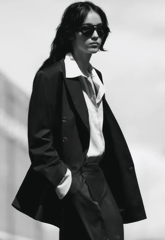 outerwear H&M Ladies Oversized Twill Blazer H&M $59.99