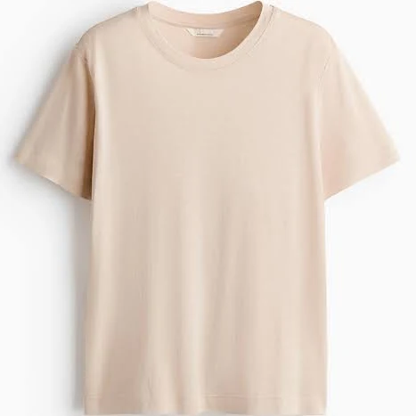 t-shirt H&M Ladies Silk-Blend T-Shirt H&M $26.99