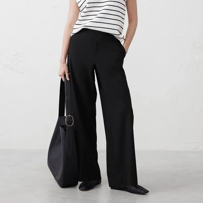 bottom Hayden Wide-Leg Pants Banana Republic Factory $60
