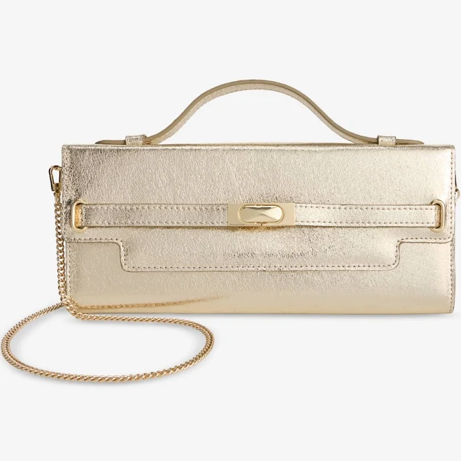 bag INC International Concepts Women's Avahh Sculpted Metallic Clutch Macy's $39.75