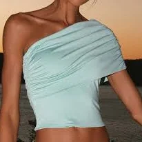 one shoulder top Islington One Shoulder Top Peppermayo - US $21