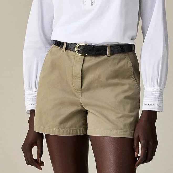 bottom J.Crew Women's 4" Heritage Chino Short J.Crew $34.5