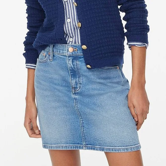 skirt J.Crew Women's Denim Mini Skirt J.Crew Factory $58.5