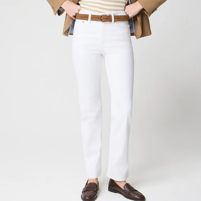 pants J.Crew Women's Mid-Rise Straight All-Day Stretch Jean J.Crew Factory $59.5
