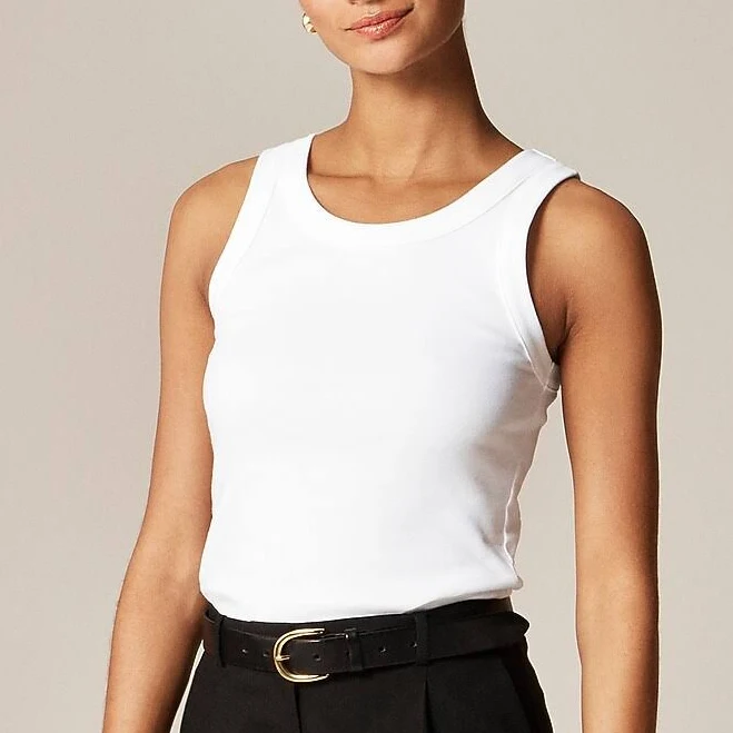 top J.Crew Women's New Perfect-Fit High-Neck Tank Top J.Crew $29.5