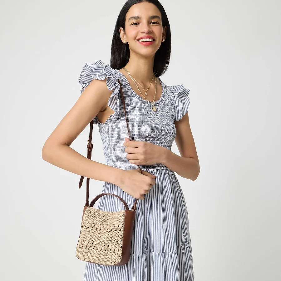 bag J.Crew Women's Woven Crossbody Mini Tote Bag J.Crew Factory $46.5