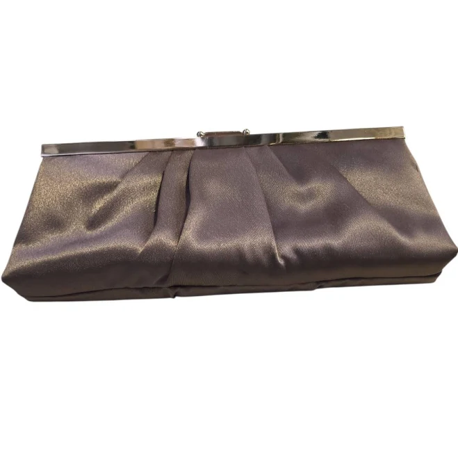 bag Jessica Mcclintock Brown Satin Clutch Evening Bag eBay - natorn86 $30