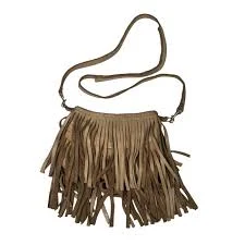 bag JJ Winters Tan Suede Fringe Detail Crossbody Shoulder Bag Small eBay $62