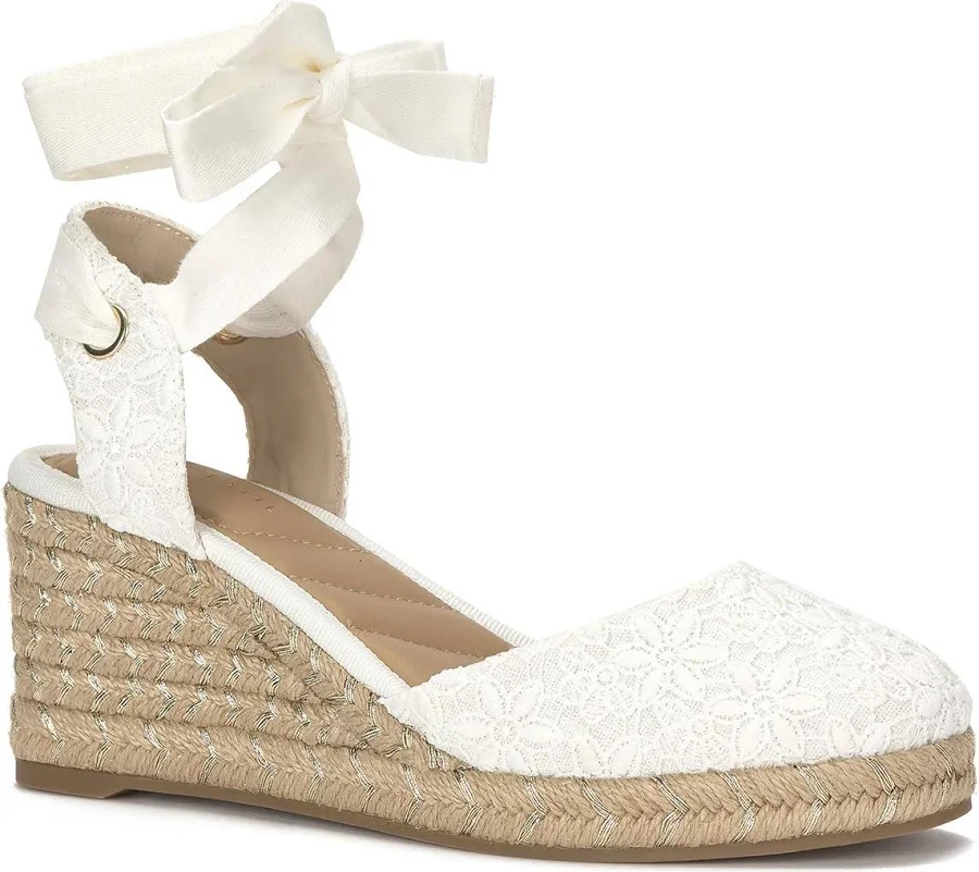 shoes Kelly & Katie Women's Goldie Espadrille Wedge Sandals DSW $59.99