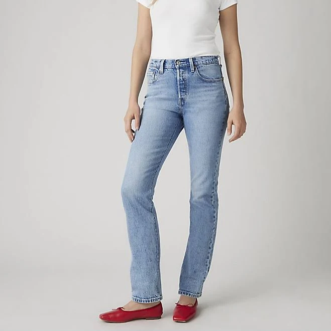 jeans Levi's 501 Original Fit Women's Jeans - Light Wash 28 x 30 Levi's $110