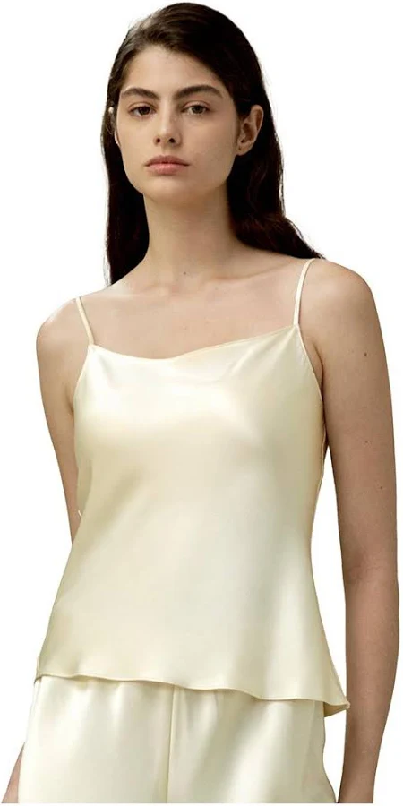 top Lilysilk Women's Double-Faced Silk Charmeuse Camisole Macy's $87.2