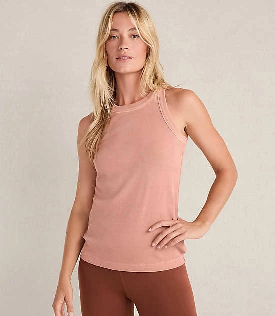 top Loft Women's Haven Well Within Organic Cotton Rib Knit Tank Top LOFT $36