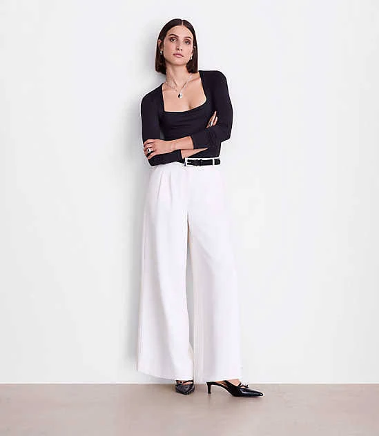 square neck top Loft Women's Versa 360 Knit Square Neck Top LOFT $24.97