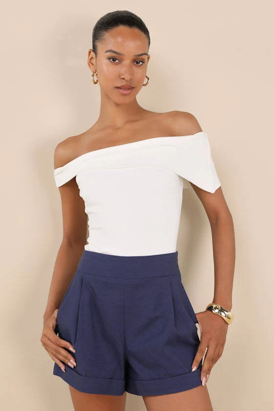 shorts Lulus Pleated High-Rise Shorts Lulus $39