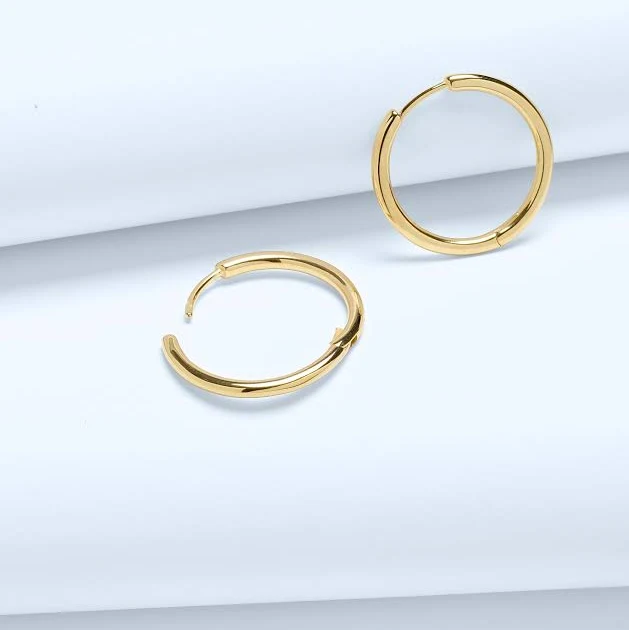 accessory Madewell Sterling Silver Demi-Fine Hoop Earrings Madewell $68