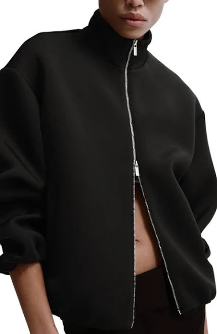outerwear MANGO Women's Oversized Bomber Jacket Nordstrom $139.99