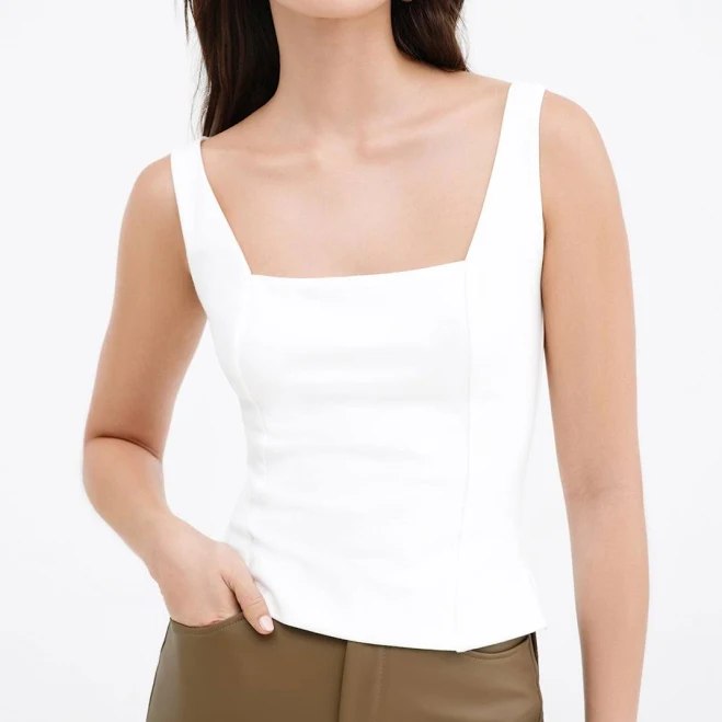 square neck top Marcella Women's Anya Crop Camisole Nordstrom Marcella NYC $98