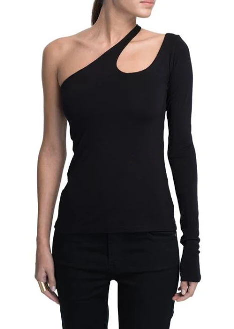 one shoulder top MARCELLA Women's Romany One-Shoulder Cutout Top Nordstrom $102