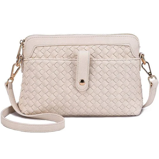 bag Mellow World Isla Woven Embossed Crossbody Bag Kohl's $40.12