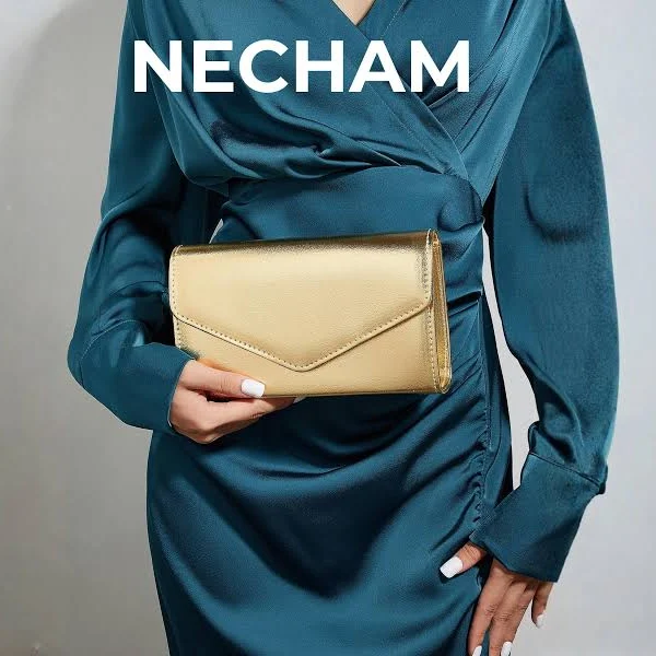 bag Metallic Envelope Clutch Bag Etsy - Seller $49.99