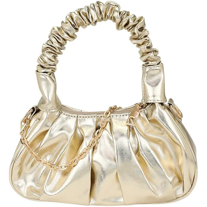 bag Metallic Faux Leather Crossbody Bag ShopSimon $47.17