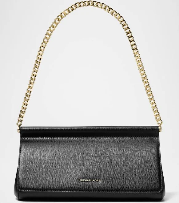 bag MICHAEL Michael Kors Carmine Leather Clutch Neiman Marcus $138.6