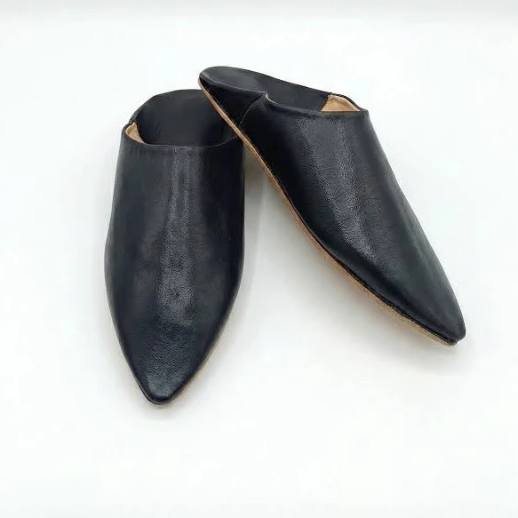 shoes Minimalist Genuine Leather Babouche Mules Etsy - Seller $50