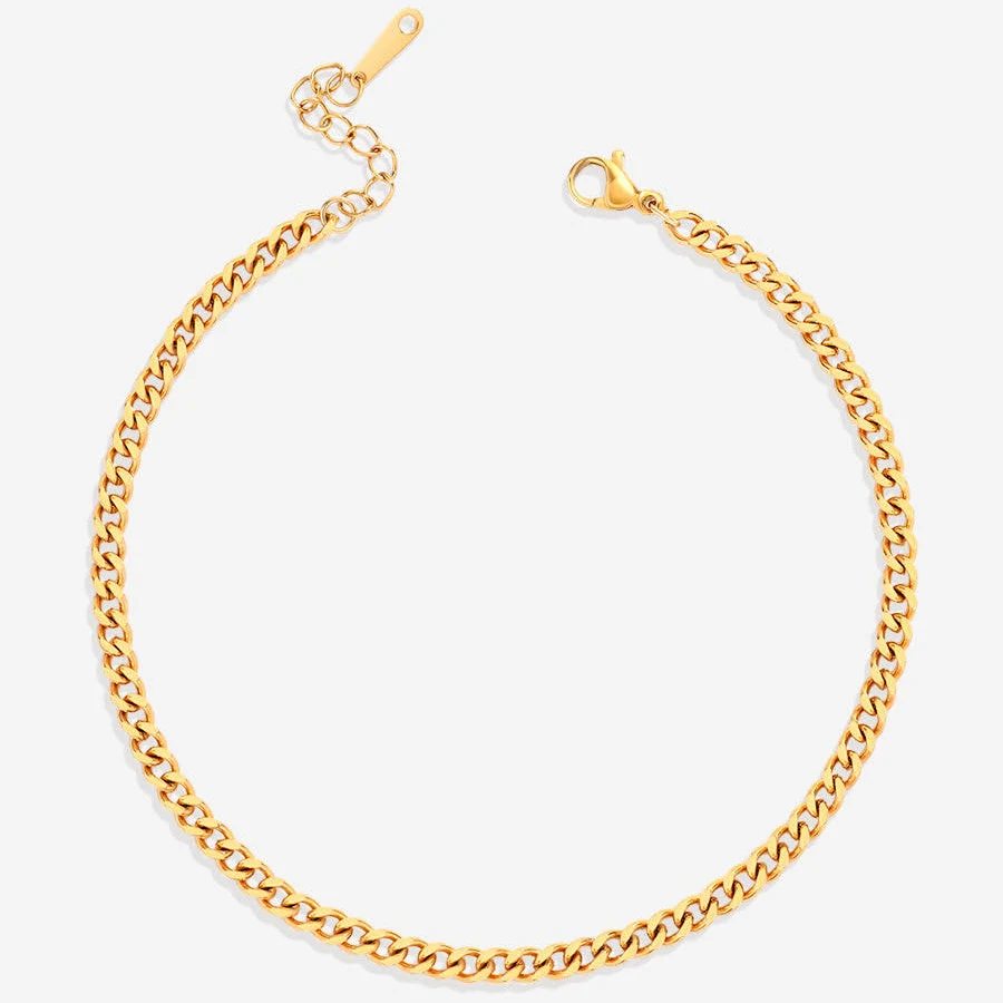 accessory Mint & Lily Curb Chain Anklet Mint & Lily $29