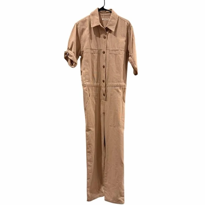 jumpsuit Mod Ref Magnolia Taupe Winnett Jumpsuit Short Sleeve Utility Size Small eBay - lebu-4845 $41.25