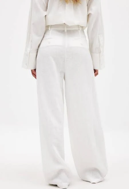 bottom NA-KD Classic Linen Wide Leg Pants NA-KD $56.96