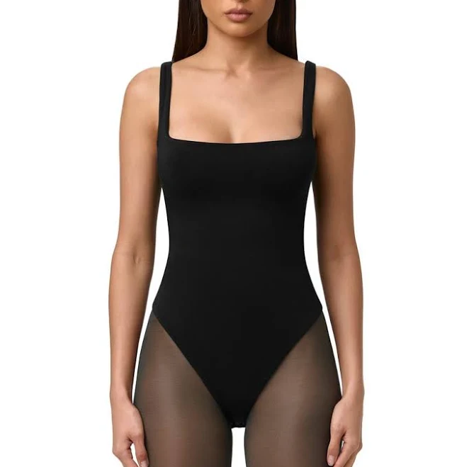 bodysuit Naked Wardrobe Women's Square Neck Bodysuit Nordstrom $48