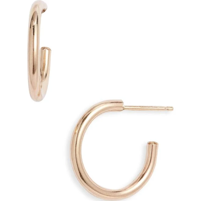 accessory Nashelle Women's 14K Gold Fill Everyday Hoop Earrings Nordstrom $64