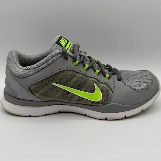 shoes Nike Training Shoes Women's Size 8 Gray Neon Green Athletic Sneakers eBay - palengkeking $9.99