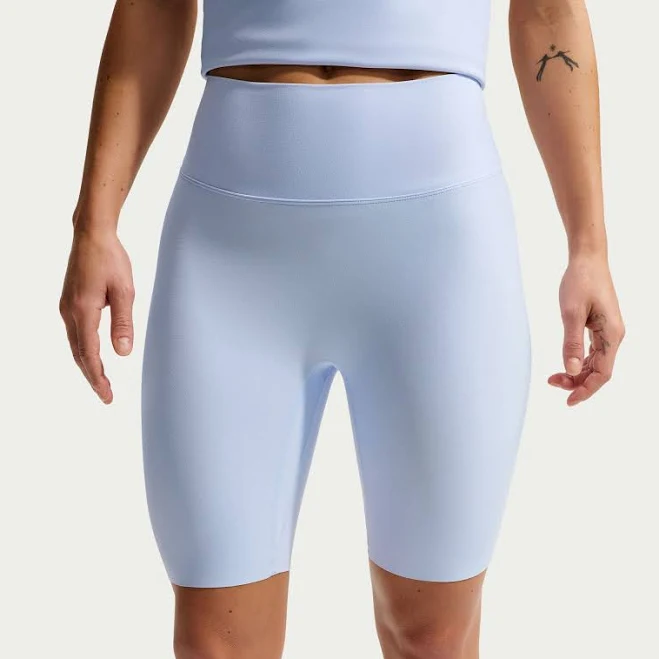 biker shorts Nike Women's Zenvy Gentle-Support High-Waisted 5" Biker Shorts Pants DICK'S Sporting Goods $65