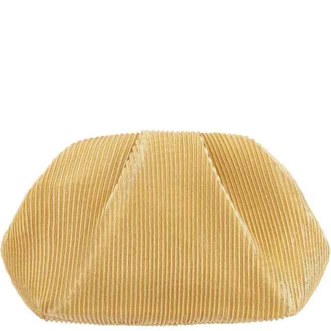 bag Nina Emmy Metallic Pleated Clutch Nina Shoes $38.99
