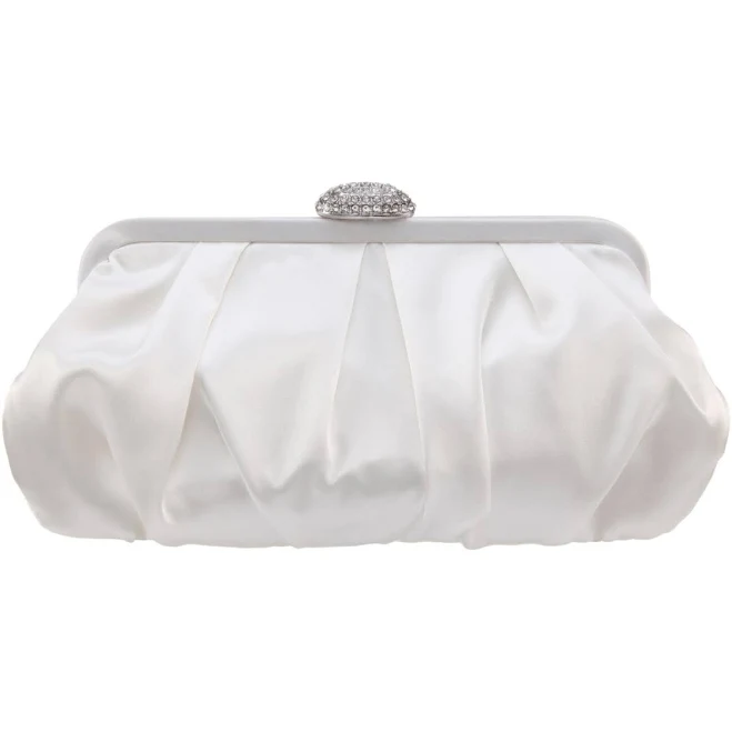 bag Nina Women's Concord Pleated Satin Frame Clutch Macy's $52.5