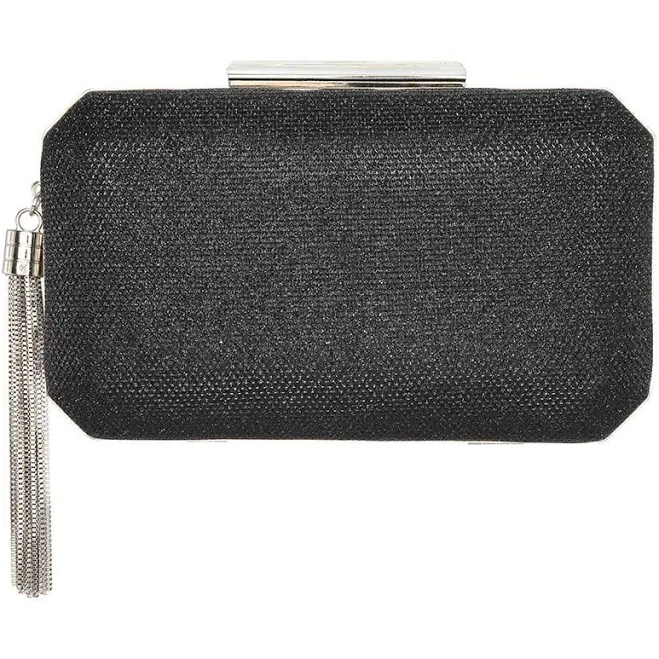 bag Nina Women's Geometric Minaudiere Bag with Tassle Macy's $78