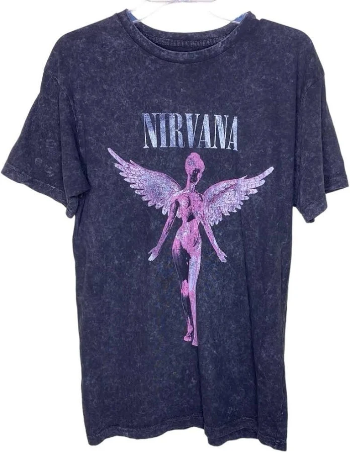 top Nirvana in Utero Acid Wash Graphic T-Shirt Poshmark $35
