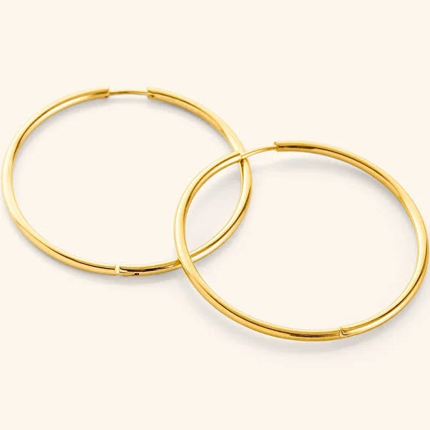 accessory Nominal 18K Gold Plated Oversized Hoops Nominal $40