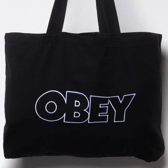 bag Obey Outline Canvas Tote Bag Tillys $26.99