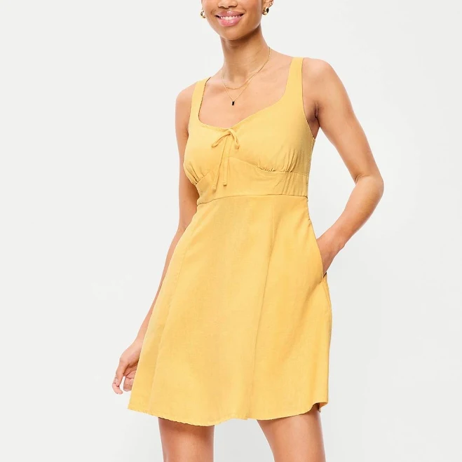 dress Old Navy Women's Fit & Flare Mini Dress Old Navy $19.99
