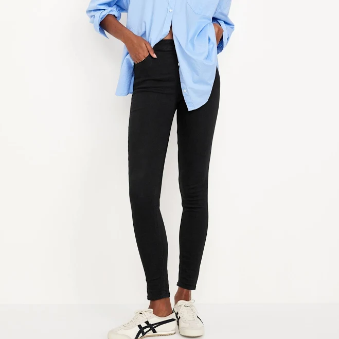 bottom Old Navy Women's High-Waisted Super-Skinny Jeans Old Navy $24